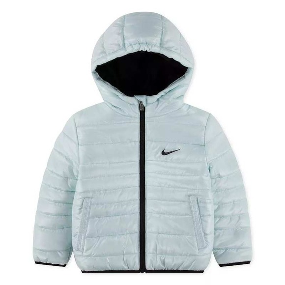 Nike Toddler Nike Full-Zip Puffer Midweight Glacier Blue Jacket Size 2T